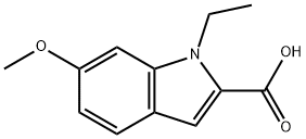 1-ethyl-6-methoxy-1H-indole-2-carboxylic acid Structure