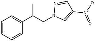 4-nitro-1-(2-phenylpropyl)-1H-pyrazole, 1240579-55-8, 结构式