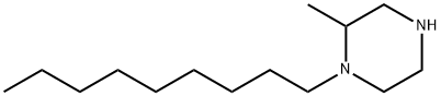 2-methyl-1-nonylpiperazine Structure