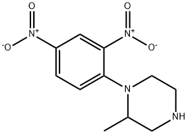1-(2,4-dinitrophenyl)-2-methylpiperazine 化学構造式