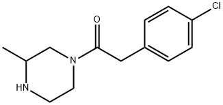 2-(4-chlorophenyl)-1-(3-methylpiperazin-1-yl)ethan-1-one Structure