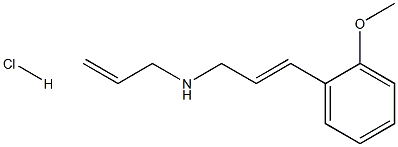 [(2E)-3-(2-methoxyphenyl)prop-2-en-1-yl](prop-2-en-1-yl)amine hydrochloride Structure