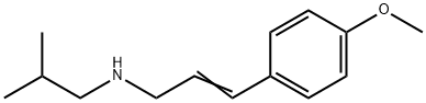 [(2E)-3-(4-methoxyphenyl)prop-2-en-1-yl](2-methylpropyl)amine, 1240590-78-6, 结构式