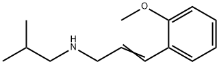 [(2E)-3-(2-methoxyphenyl)prop-2-en-1-yl](2-methylpropyl)amine 结构式