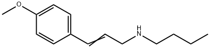 butyl[(2E)-3-(4-methoxyphenyl)prop-2-en-1-yl]amine Structure