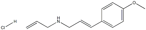 [(2E)-3-(4-methoxyphenyl)prop-2-en-1-yl](prop-2-en-1-yl)amine hydrochloride Structure