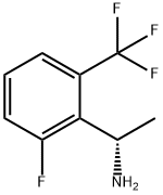 (1S)-1-[6-FLUORO-2-(TRIFLUOROMETHYL)PHENYL]ETHYLAMINE Struktur