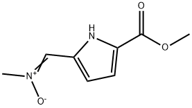 5-[(Hydroxy-methyl-amino)-methyl]-1H-pyrrole-2-carboxylic acid methyl ester Structure