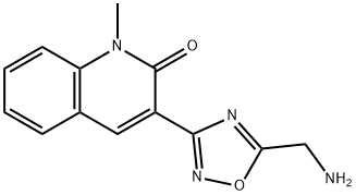 1242281-80-6 3-(5-Aminomethyl-[1,2,4]oxadiazol-3-yl)-1-methyl-1H-quinolin-2-one