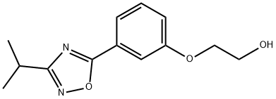 2-[3-(3-Isopropyl-[1,2,4]oxadiazol-5-yl)-phenoxy]-ethanol,1242282-09-2,结构式