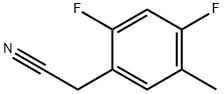 2,4-Difluoro-5-methylphenylacetonitrile Structure