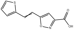 5-(2-Thiophen-2-yl-vinyl)-isoxazole-3-carboxylic acid|