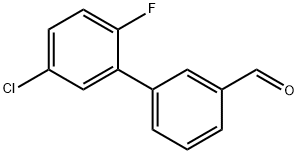 5-CHLORO-2-FLUORO-[1,1-BIPHENYL]-3-CARBALDEHYDE Struktur