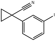 1-(3-IODOPHENYL)CYCLOPROPANECARBONITRILE Structure