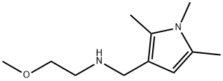 2-methoxy-N-((1,2,5-trimethyl-1H-pyrrol-3-yl)methyl)ethanamine 化学構造式