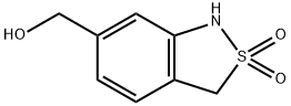 [2,2-bis(oxidanylidene)-1,3-dihydro-2,1-benzothiazol-6-yl]methanol Structure