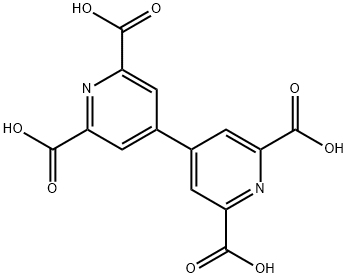 [4,4'-Bipyridine]-2,2',6,6'-tetracarboxylic acid Structure