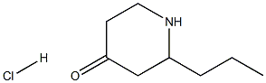 2-propylpiperidin-4-one:hydrochloride, 1245645-90-2, 结构式