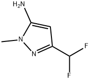 3-(二氟甲基)-1-甲基-1H-吡唑-5-胺 结构式