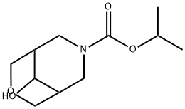 isopropyl-9-hydroxy-3-oxa-7-azabicyclo[3.3.1]nonane-7-carboxylate Structure