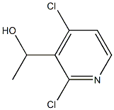 1-(2,4-DICHLOROPYRIDIN-3-YL)ETHANOL, 1246349-88-1, 结构式