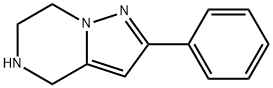 2-phenyl-4,5,6,7-tetrahydropyrazolo[1,5-a]pyrazine 化学構造式