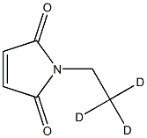 1-(2,2,2-trideuterioethyl)pyrrole-2,5-dione, 1246816-40-9, 结构式