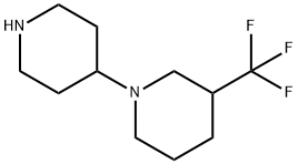 3-(trifluoromethyl)-1,4-bipiperidine Structure