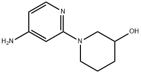1-(4-胺基吡啶-2-基)哌啶-3-醇, 1247521-45-4, 结构式