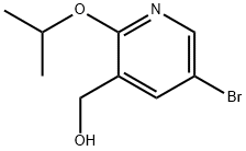 (5-Bromo-2-propan-2-yloxypyridin-3-yl)methanol 化学構造式
