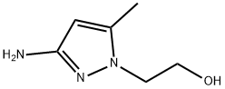 2-(3-氨基-5-甲基-1H-吡唑-1-基)乙烷-1-醇,1247943-03-8,结构式