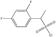 1-(2,4-Difluorophenyl)ethane-1-sulfonyl chloride,1248002-37-0,结构式
