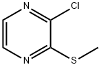 2-Chloro-3-methylthiopyrazine 化学構造式