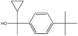1-(4-tert-butylphenyl)-1-cyclopropylethanol Structure