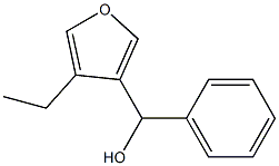 (4-ETHYLFURAN-3-YL)(PHENYL)METHANOL 结构式