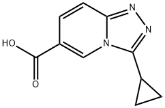 3-Cyclopropyl-[1,2,4]triazolo[4,3-a]pyridine-6-carboxylic acid