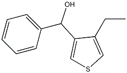 (4-ETHYLTHIOPHEN-3-YL)(PHENYL)METHANOL,1248927-64-1,结构式
