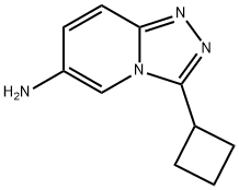 3-Cyclobutyl-[1,2,4]triazolo[4,3-a]pyridin-6-amine Structure