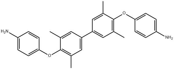 Benzenamine,4,4'-[(3,3',5,5'-tetramethyl[1,1' -binphenyl]-4,4'-diyl)bis(OXY)]bis 结构式