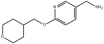 [6-(Oxan-4-ylmethoxy)pyridin-3-yl]methanamine Structure