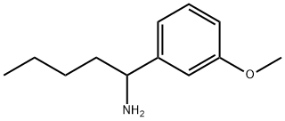 1-(3-METHOXYPHENYL)PENTAN-1-AMINE Struktur