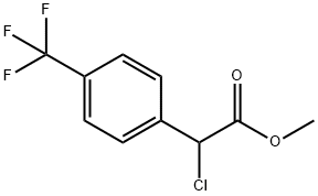 2-氯-2-[4-(三氟甲基)苯基]乙酸甲酯,1250104-84-7,结构式