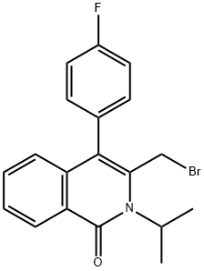 3-(bromomethyl)-4-(4-fluorophenyl)-2-isopropylisoquinolin-1(2H)-one|3-(溴甲基)-4-(4-氟苯基)-2-异丙基异喹啉-1(2H)-酮