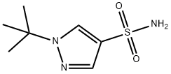 1-tert-Butyl-1H-pyrazole-4-sulfonic acid amide Structure
