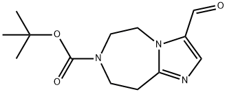 3-Formyl-5,6,8,9-Tetrahydro-Imidazo[1,2-A][1,4]Diazepine-7-Carboxylic Acid Tert-Butyl Ester Structure