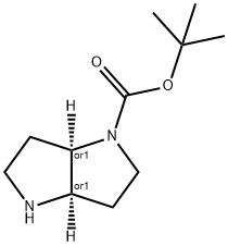 Cis-Hexahydro-Pyrrolo[3,2-B]Pyrrole-1-Carboxylicacidtert-Butylester Struktur