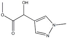 METHYL 2-HYDROXY-2-(1-METHYL-1H-PYRAZOL-4-YL)ACETATE Structure