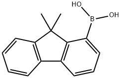 9,9-二甲基芴-1-硼酸, 1251825-71-4, 结构式