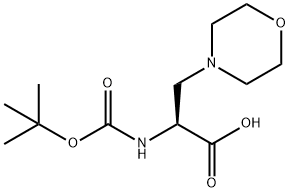 (S)-2-((tert-butoxycarbonyl)amino)-3-morpholinopropanoic acid|(S)-2-((TERT-BUTOXYCARBONYL)AMINO)-3-MORPHOLINOPROPANOICACID