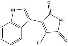 1H-Pyrrole-2,5-dione, 3-bromo-4-(1H-indol-3-yl)-